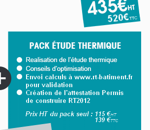 Pack étude thermique