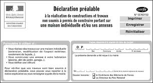 déclaration au préalable