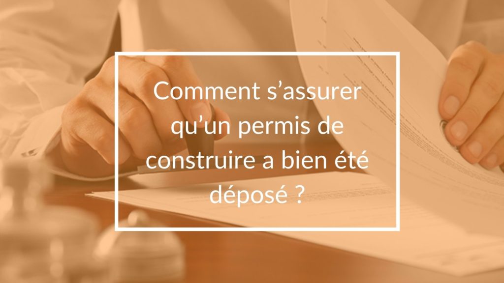 permis de construire déposé
