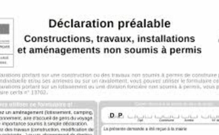 déclaration préalable non soumise à permis déclaration préalable non soumise à permis