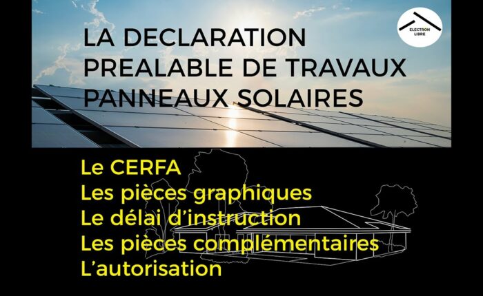 déclaration préalable travaux photovoltaïque