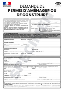 permis de construire ou d'aménager Cerfa